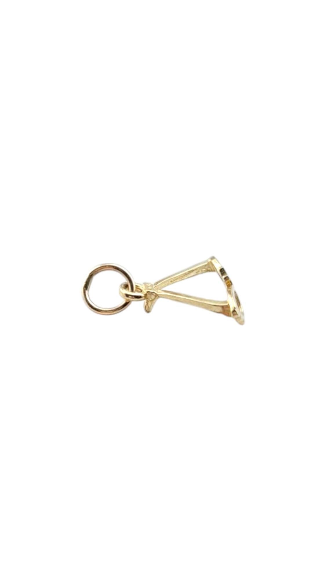Women's 14 Karat Yellow Gold Sunglasses Charm #21137 For Sale
