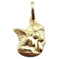 Charm en or jaune 14 carats avec chérubin #22239