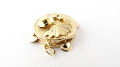 14 Karat Yellow Gold Tambourine Charm