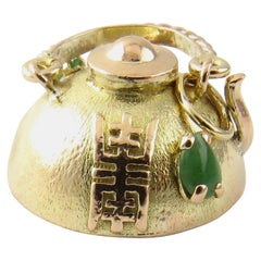 Vintage 14 Karat Yellow Gold Teapot Charm