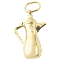 Vintage 14 Karat Yellow Gold Teapot Charm