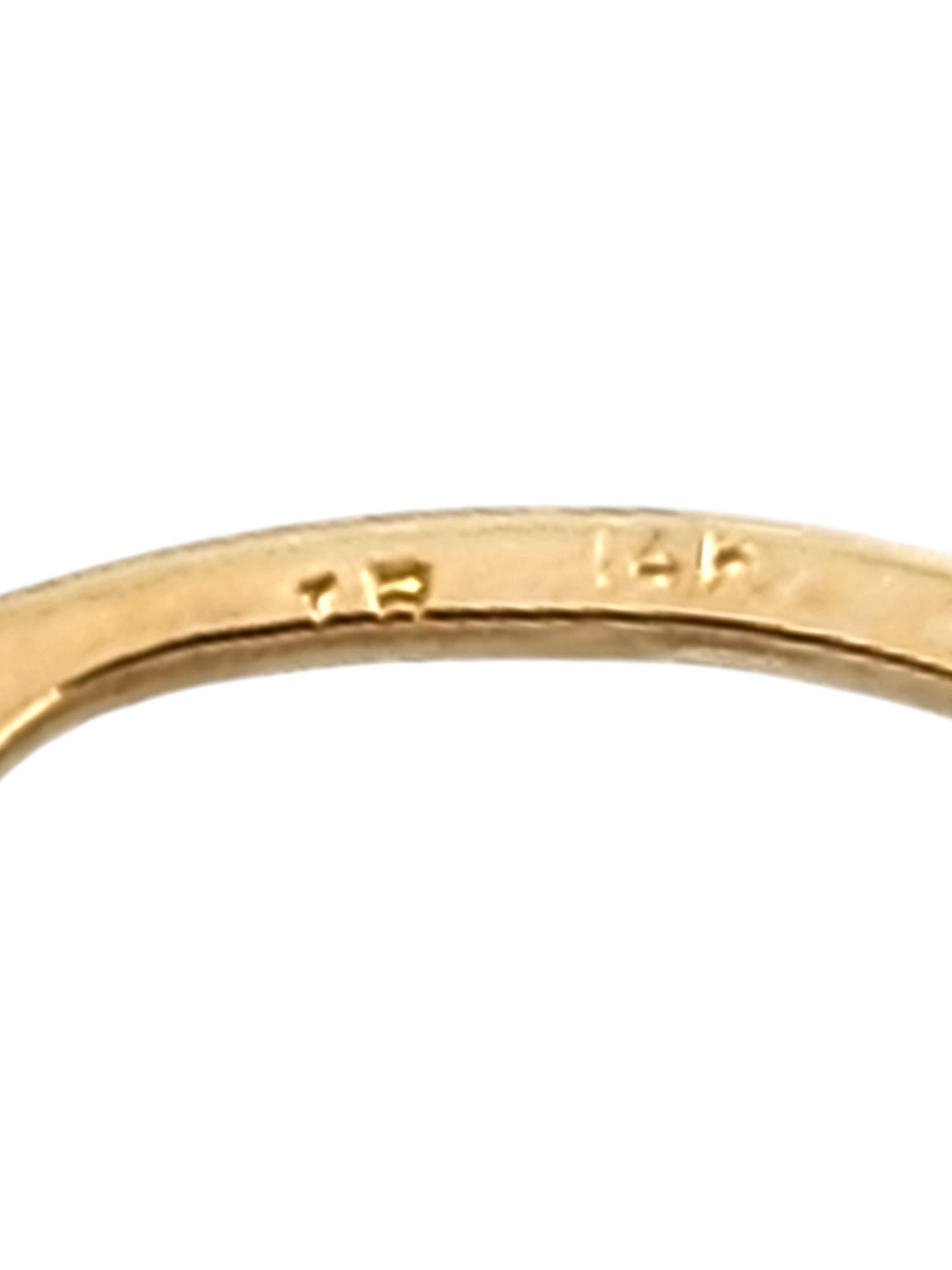 14 Karat Yellow Gold Textured Circle Hoop Earrings #19149 For Sale 2