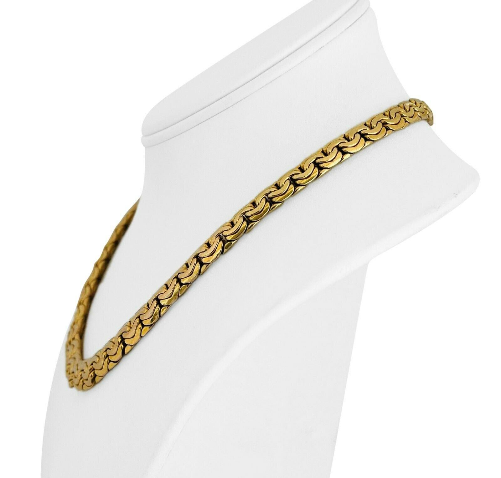 14k Yellow Gold 39.9g Thick Graduated Fancy Curb Link Chain Necklace Italy 17.5