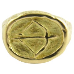14 Karat Yellow Gold Tiffany & Co. Bow and Arrow Ring