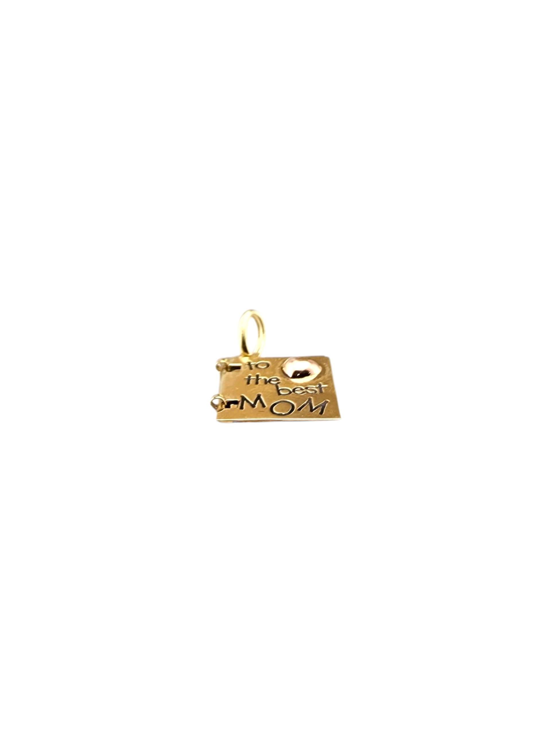 Libro Charm in oro giallo 14 carati 
