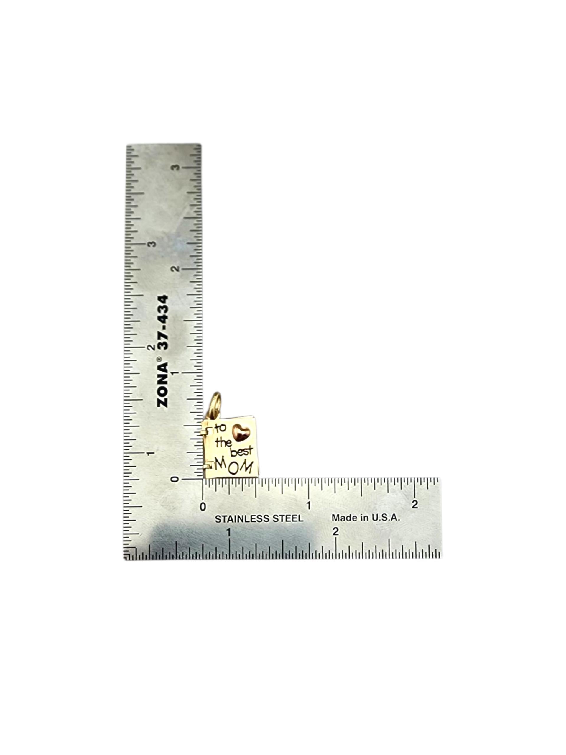Libro Charm in oro giallo 14 carati 