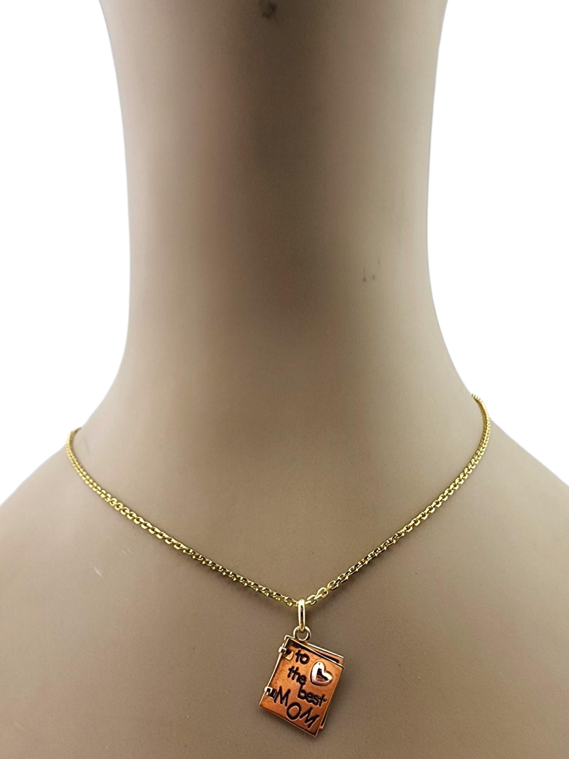 Libro Charm in oro giallo 14 carati 