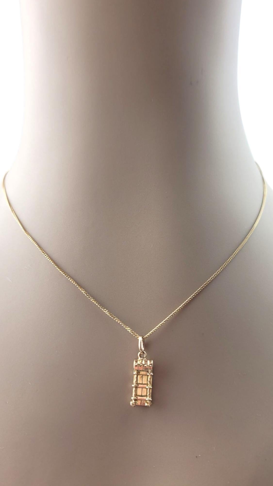 Charm a slitta in oro giallo 14 carati #21264 in vendita 6