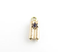14 Karat Yellow Gold Torah Pendant