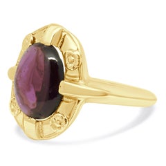 14 Karat Yellow Gold Tourmaline Ring