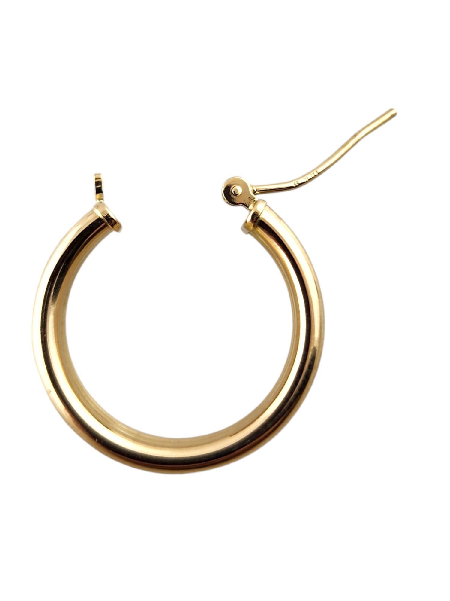 14 Karat Yellow Gold Triple Hoop Earrings #19153 1