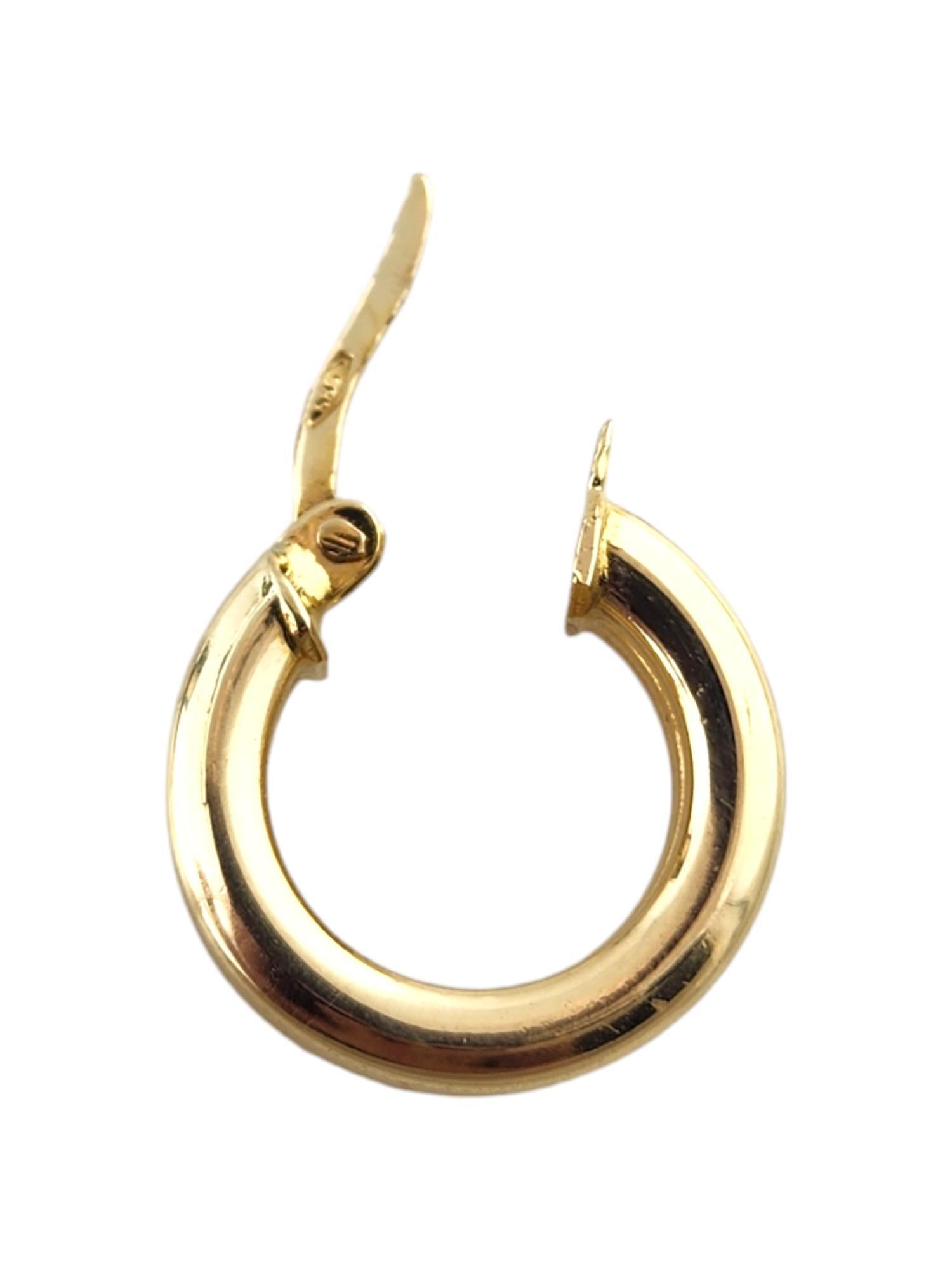 14 Karat Yellow Gold Triple Hoop Earrings #20076 3