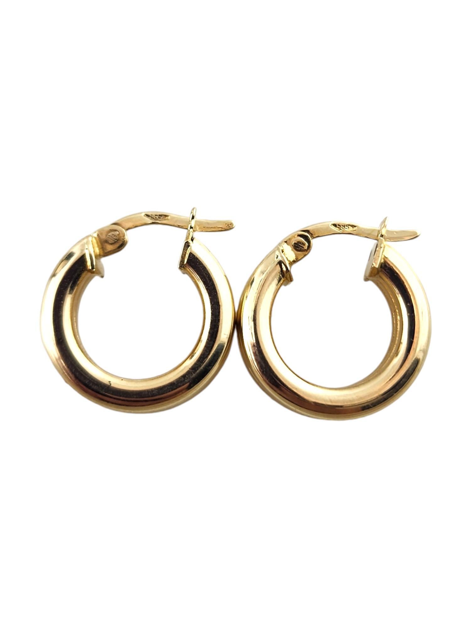 14 Karat Yellow Gold Triple Hoop Earrings #20076 4