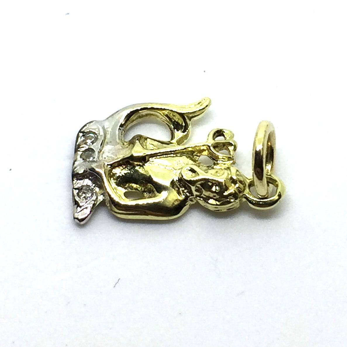 Women's 14 Karat Yellow Gold Triton Charm