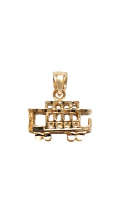 Trolly Charm aus 14 Karat Gelbgold #20019