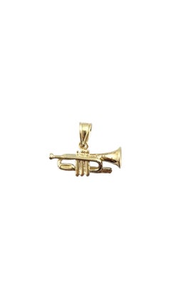 14 Karat Yellow Gold Trumpet Charm #22238