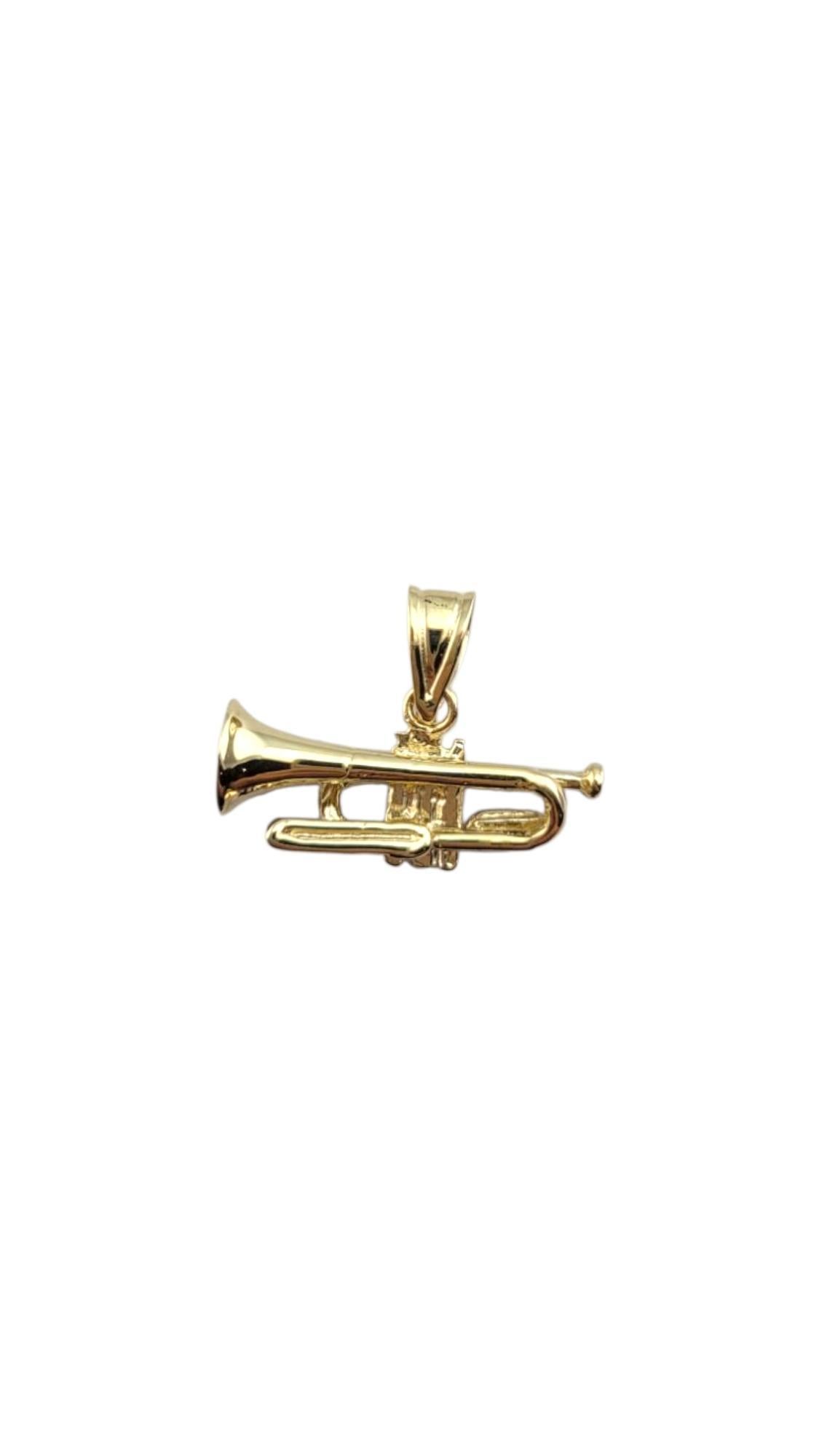14 Karat Yellow Gold Trumpet Charm #22238