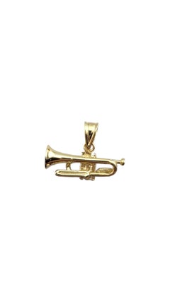 14 Karat Yellow Gold Trumpet Charm #22238