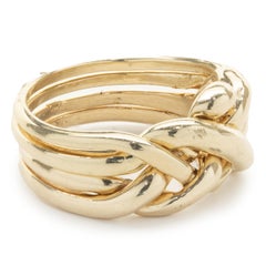 14 Karat Yellow Gold Turkish Puzzle Wedding Ring