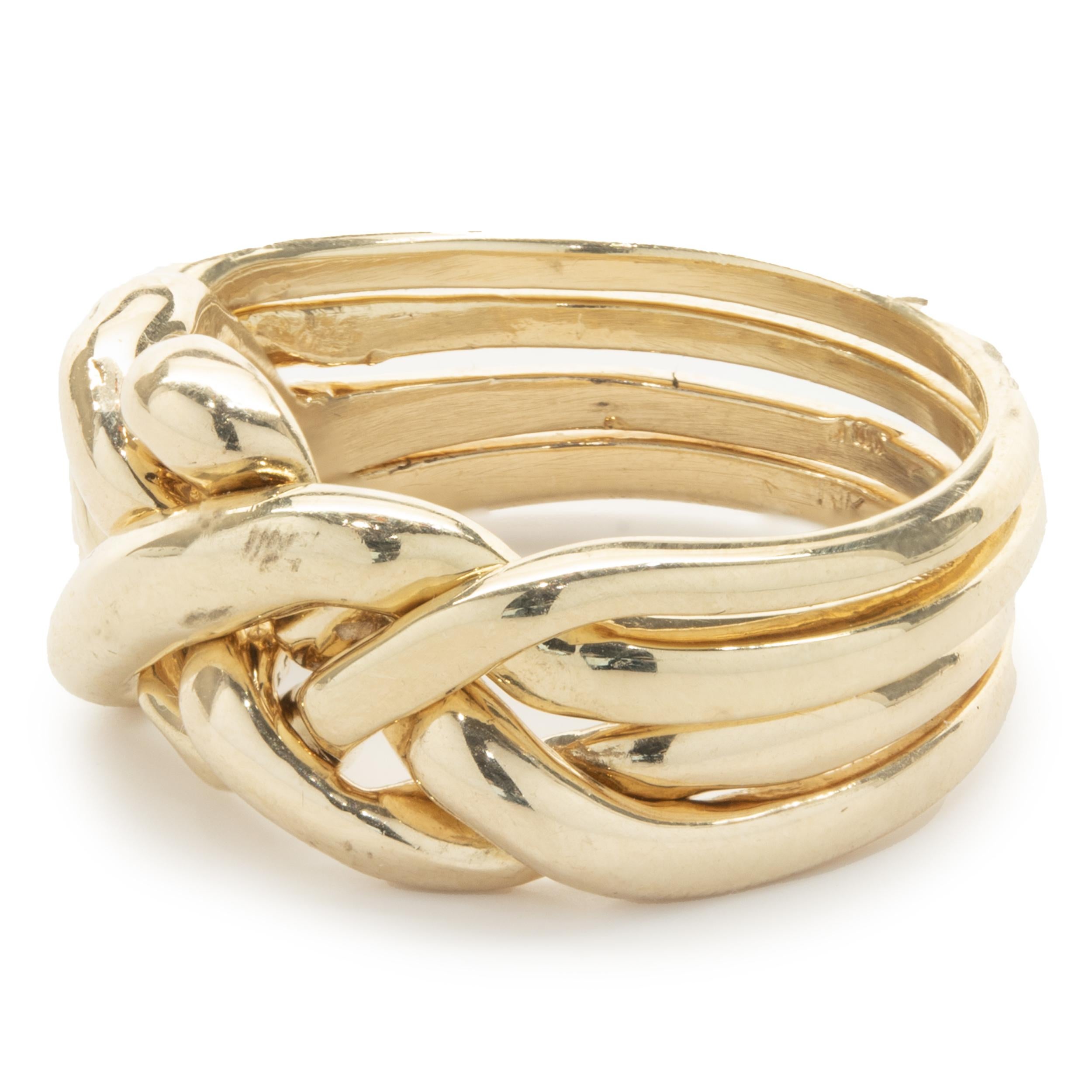 turkish puzzle ring gold