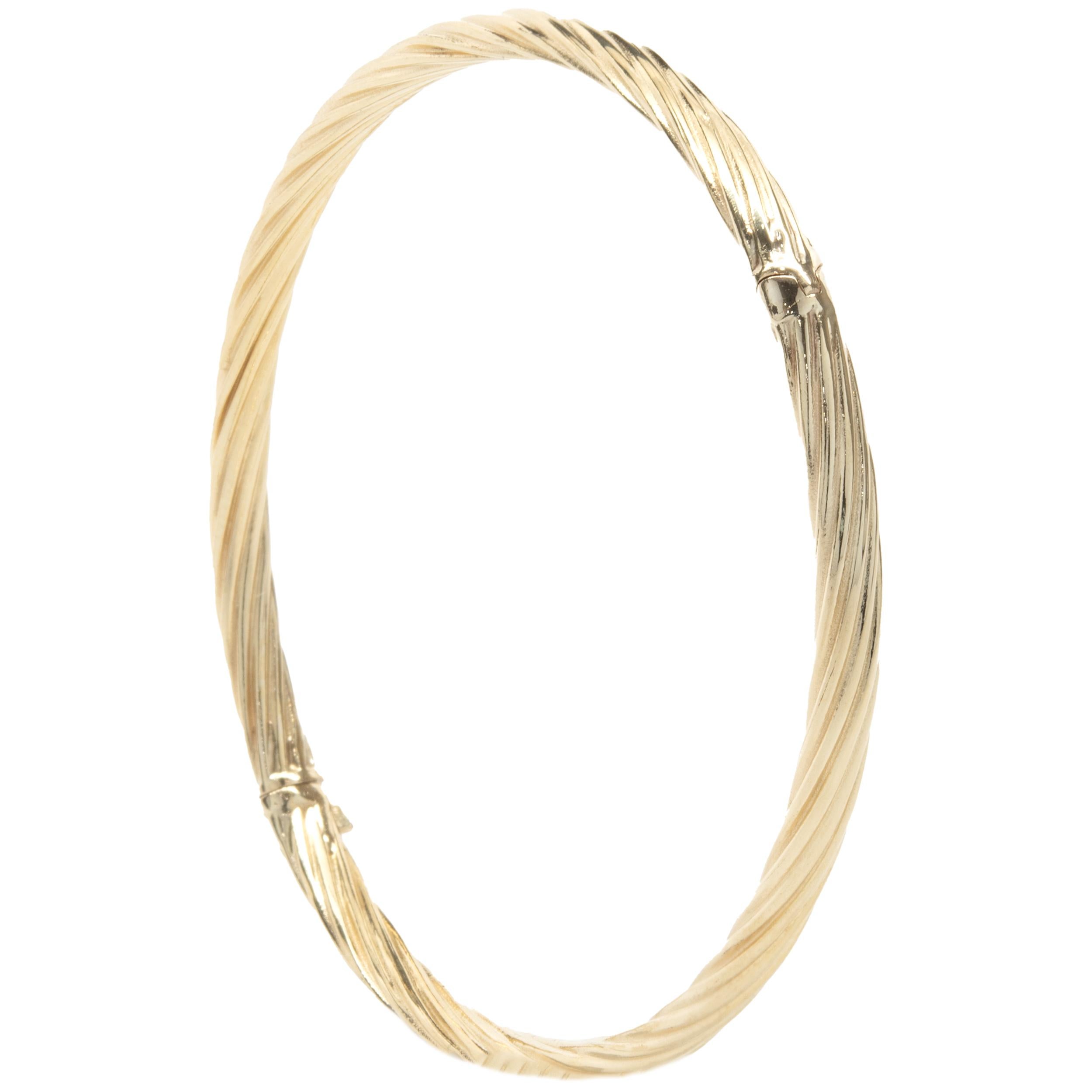 14 karat gold bangle bracelets on sale