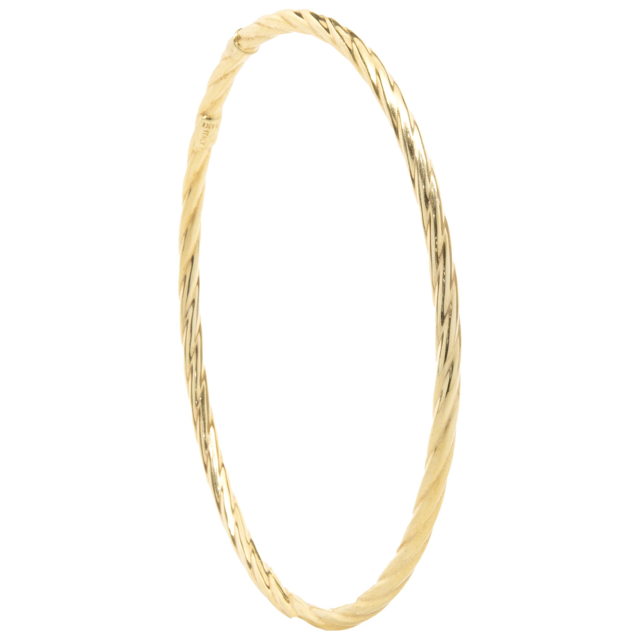 gold twist bangle for sale