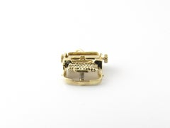 14 Karat Yellow Gold Typewriter Charm