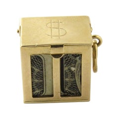 14 Karat Yellow Gold U.S. Mad Money Charm