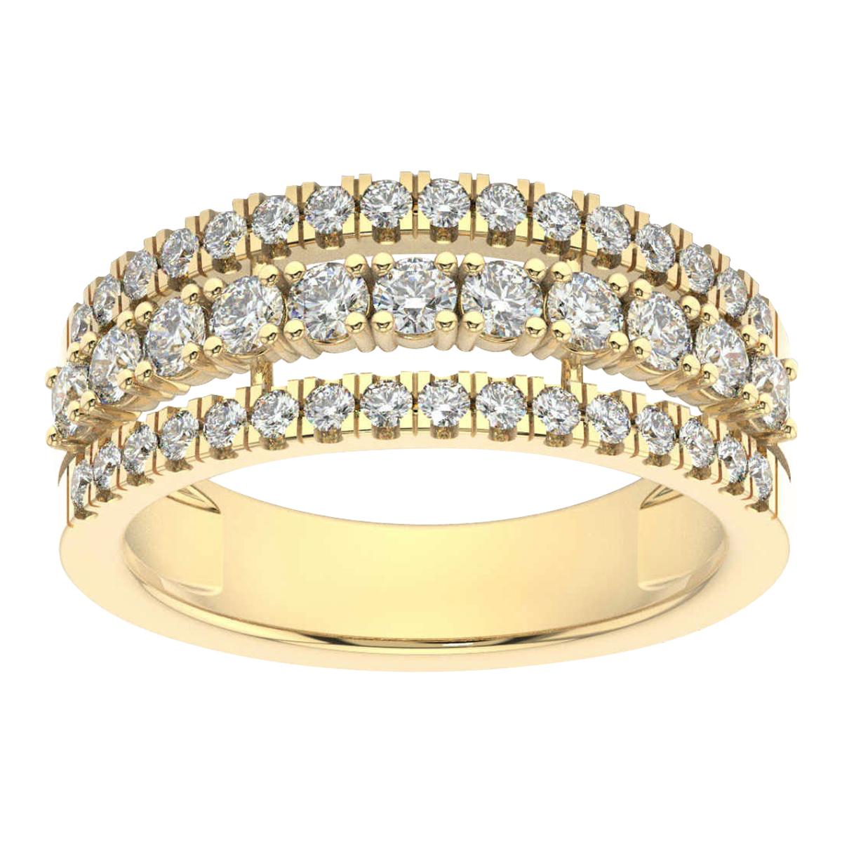 Anillo de Diamantes Vega Fashion '1 Quilate' de Oro Amarillo de 14 Quilates