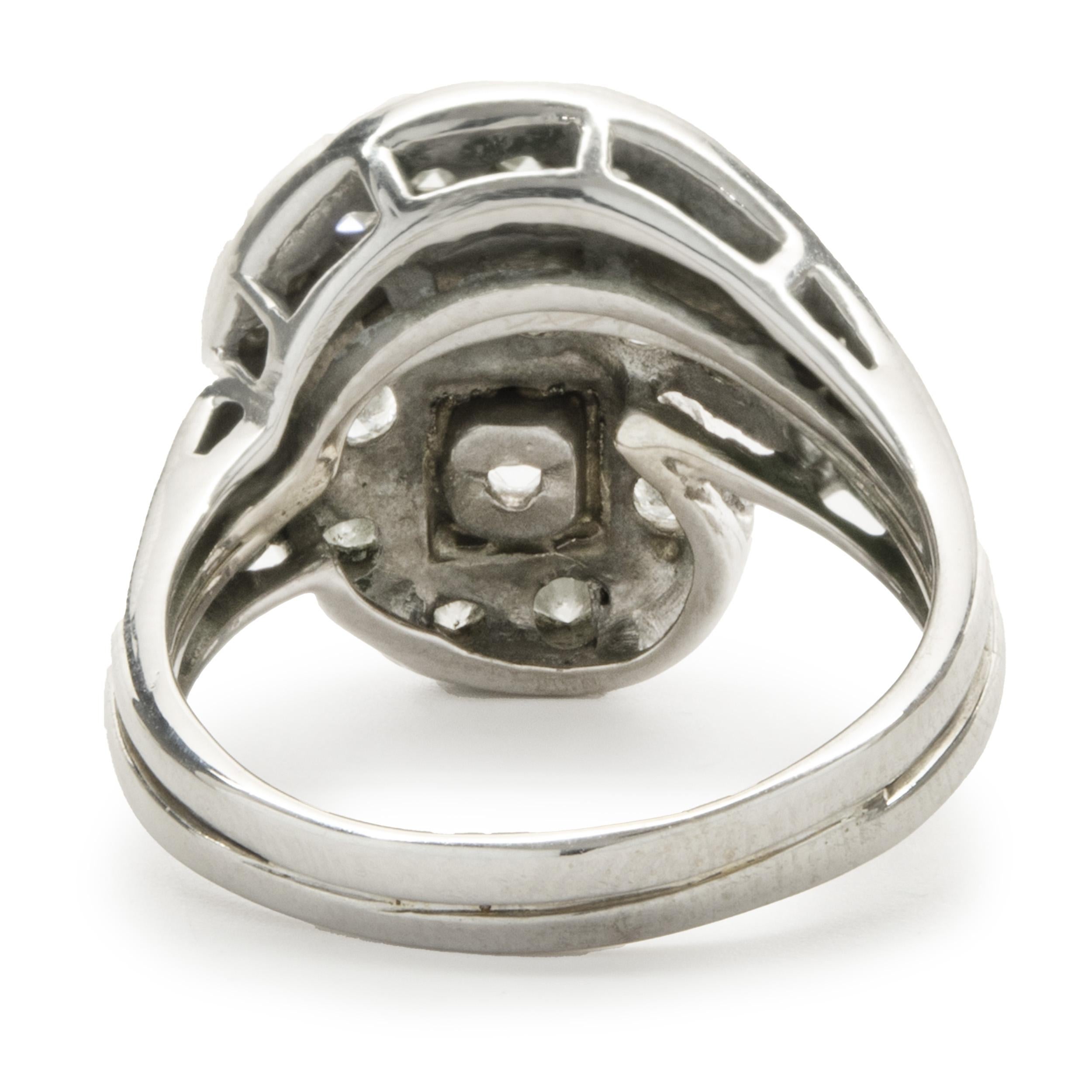 Verlobungsring aus 14 Karat Gelbgold mit rundem Diamanten im Brillantschliff (Rundschliff) im Angebot