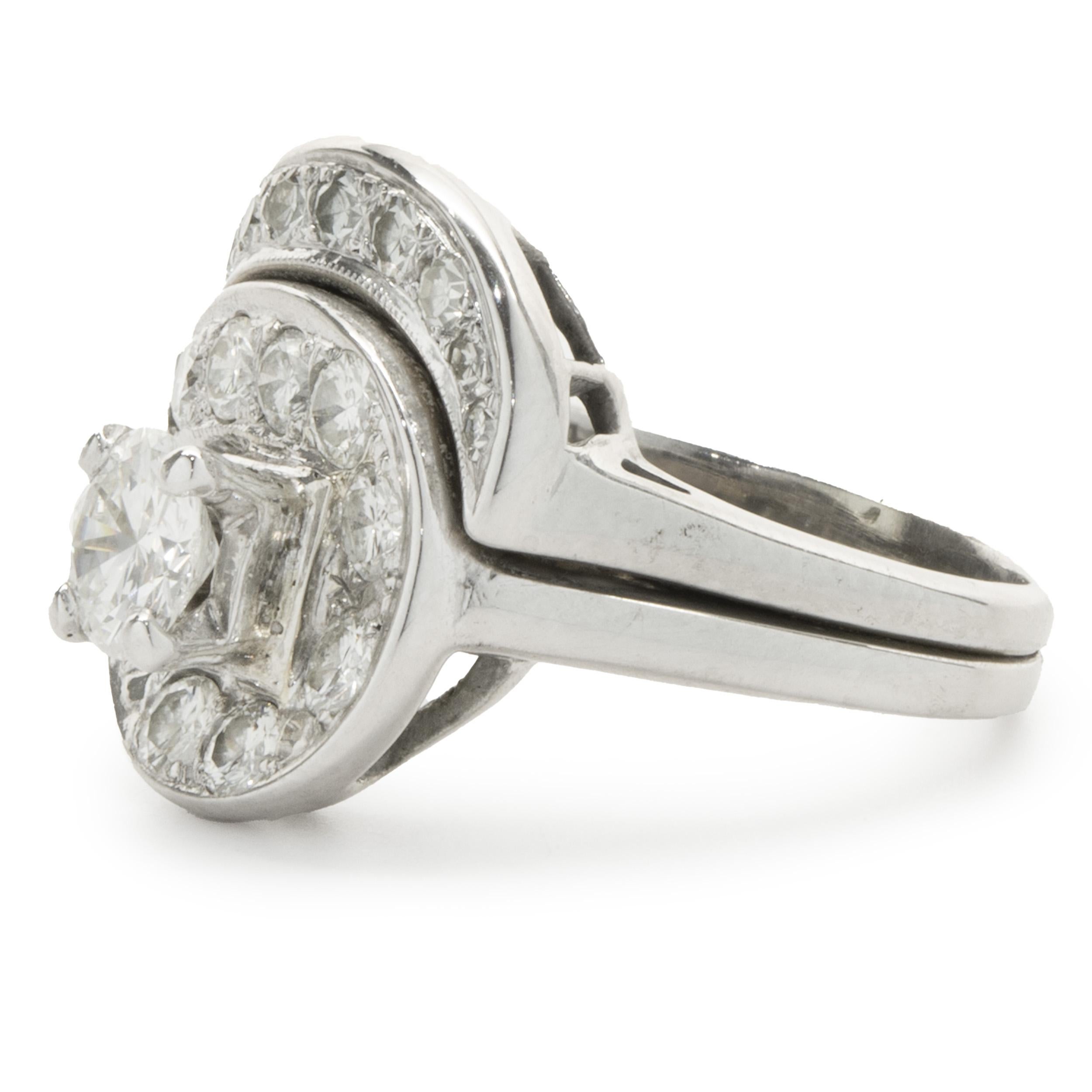 Verlobungsring aus 14 Karat Gelbgold mit rundem Diamanten im Brillantschliff im Zustand „Hervorragend“ im Angebot in Scottsdale, AZ