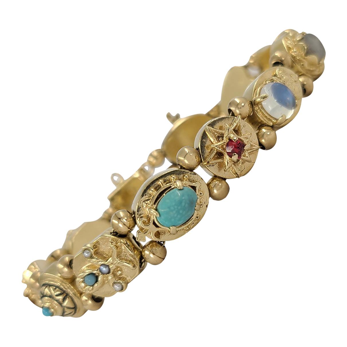 Wonderfully Rare Vintage Charm Bracelet at 1stDibs | vintage charm ...