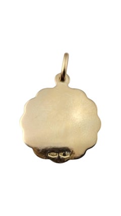 14 Karat Yellow Gold Virgin Mary and Baby Jesus Pendant #20858