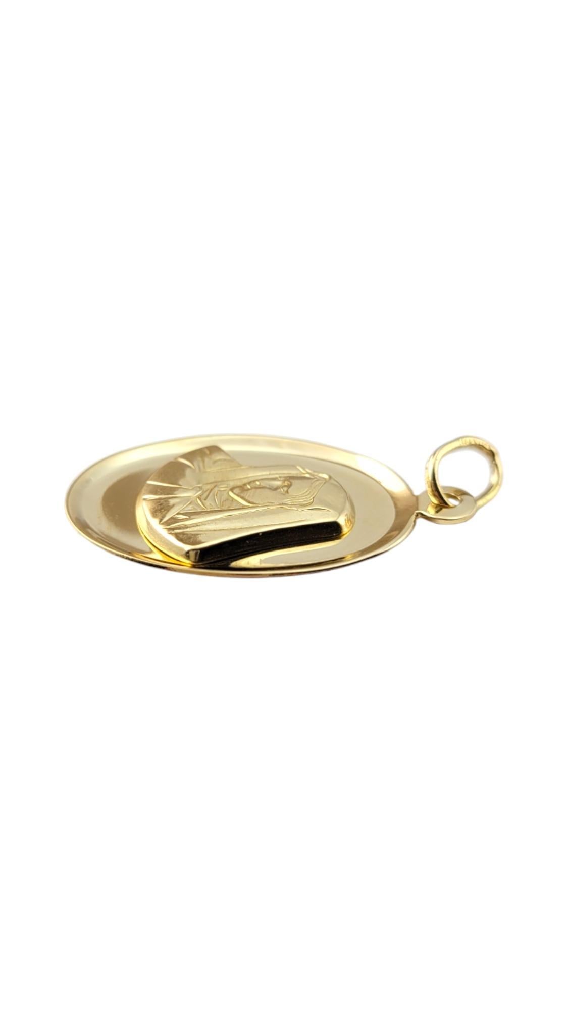 De las mujeres Colgante de oro amarillo de 14 quilates Virgen María #20857 en venta