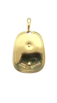 14 Karat Yellow Gold Virgin Mary Pendant #21321