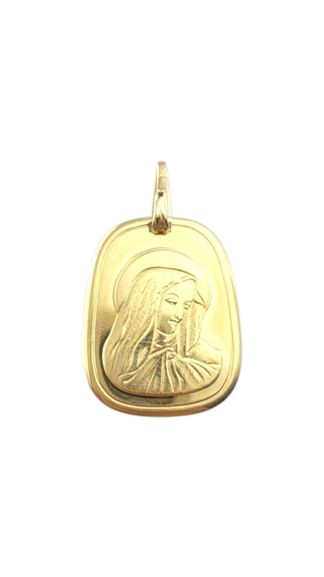 Colgante de oro amarillo de 14 quilates Virgen María #21321