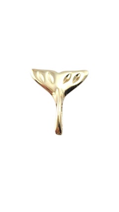 14 Karat Yellow Gold Whale Tail Charm #21324