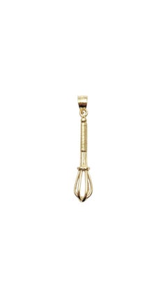 14 Karat Yellow Gold Whisk Charm #20736