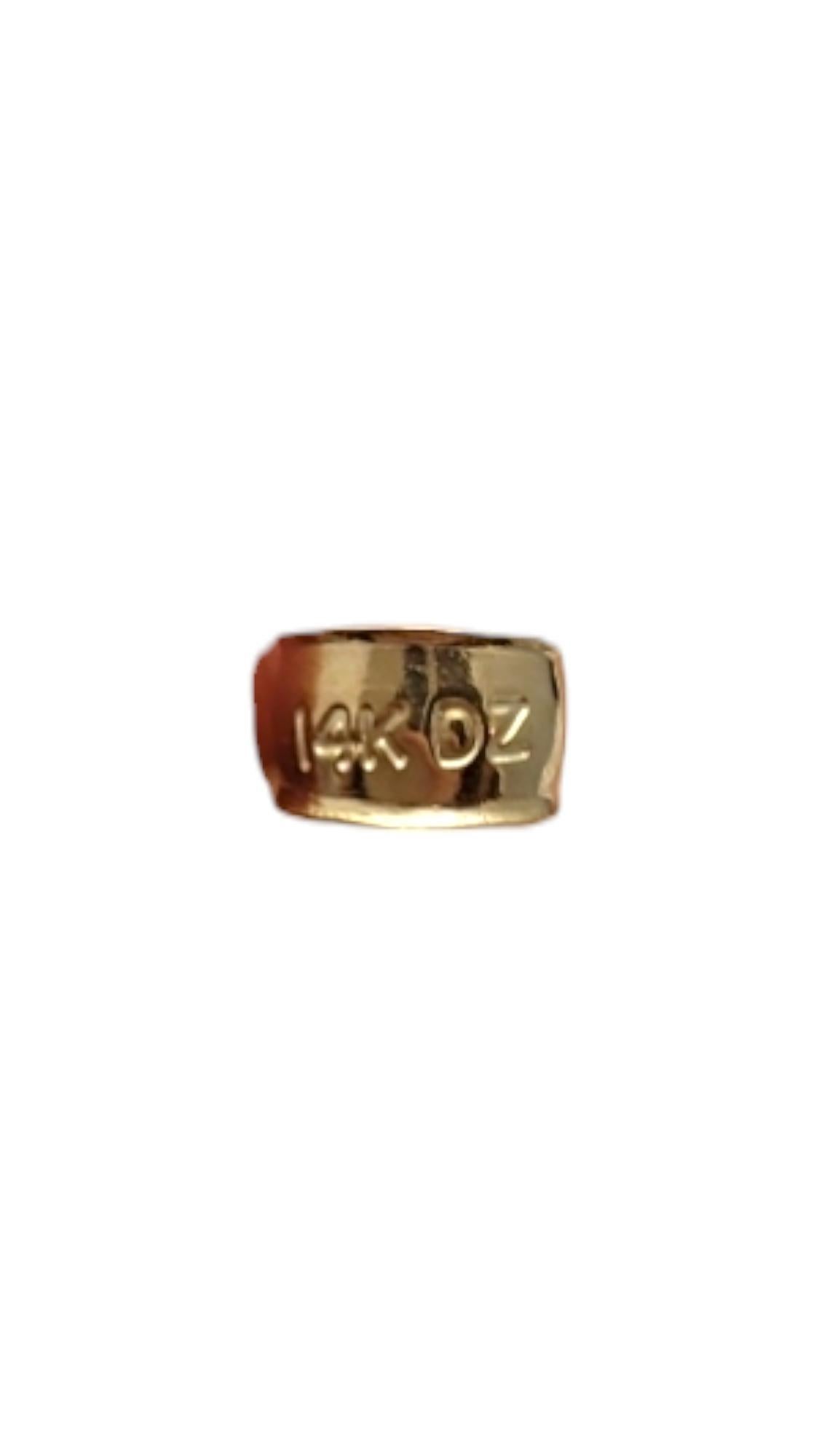 Charm en or jaune 14 carats avec un fouet #20736 en vente 3