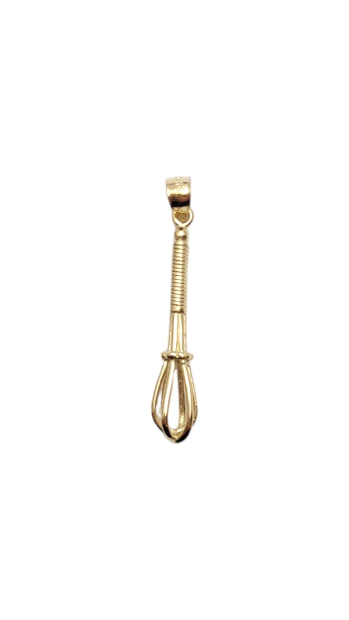 14 Karat Yellow Gold Whisk Charm #20736