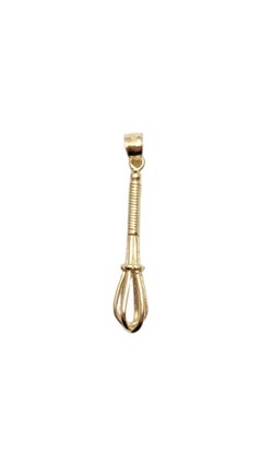 14 Karat Yellow Gold Whisk Charm #20736