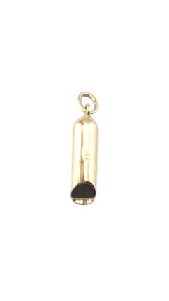 14 Karat Yellow Gold Whistle Charm #21142