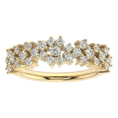 14 Karat Yellow Gold Willow Fashion Diamond Ring '3/4 Carat'