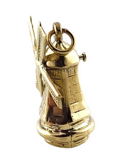 14 Karat Yellow Gold Windmill Charm #19408