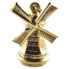 14 Karat Yellow Gold Windmill Charm #19408