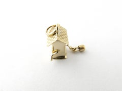 14 Karat Yellow Gold Wishing Well Charm