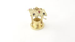 14 Karat Yellow Gold Wishing Well Charm