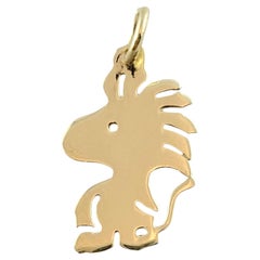 14 Karat Yellow Gold Woodstock Charm #18214