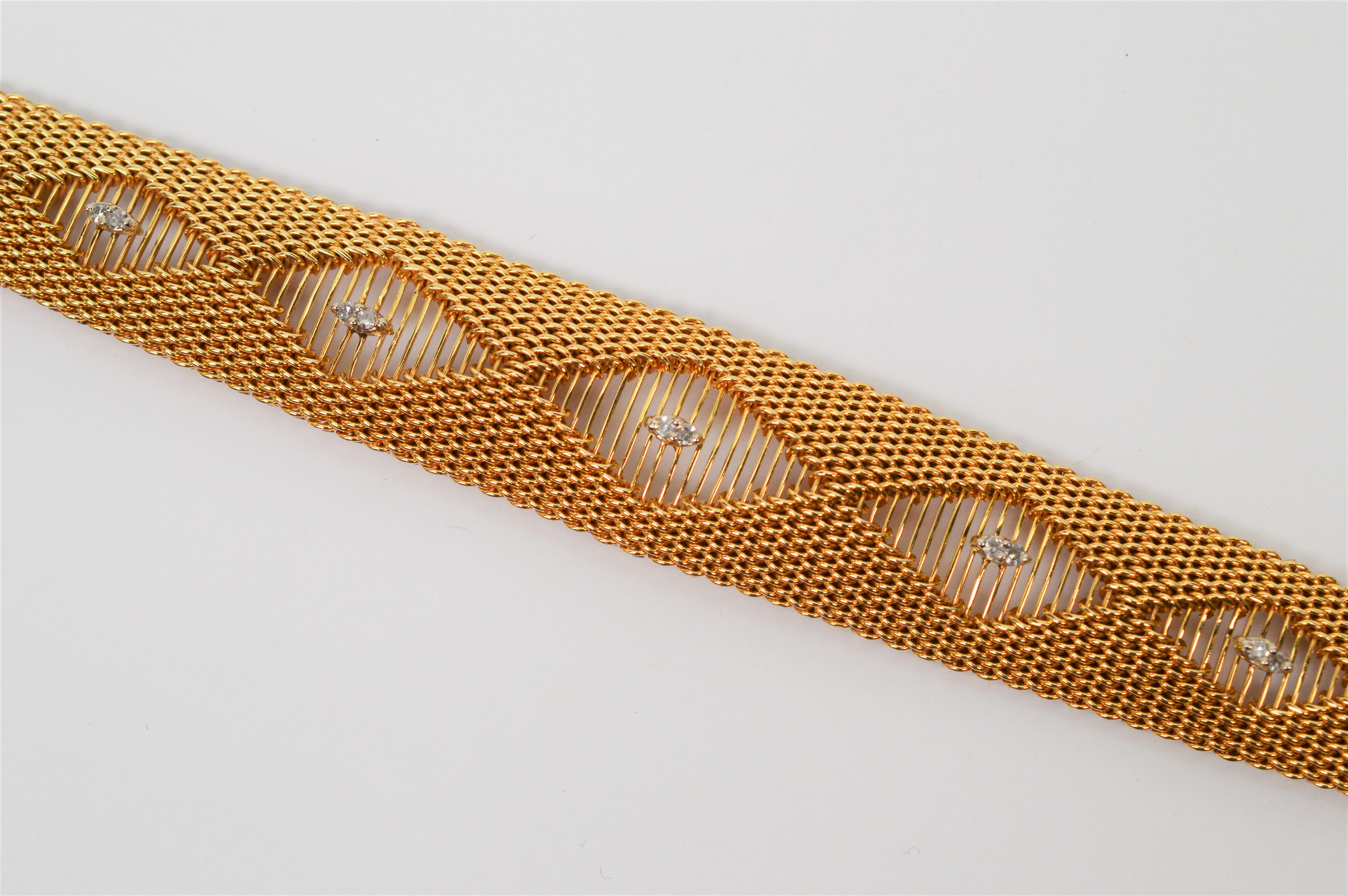 statement bracelet gold