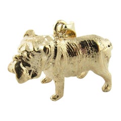 14 Karat Yellow Neapolitan Mastiff Charm